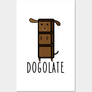 Chocolate and dog Posters and Art